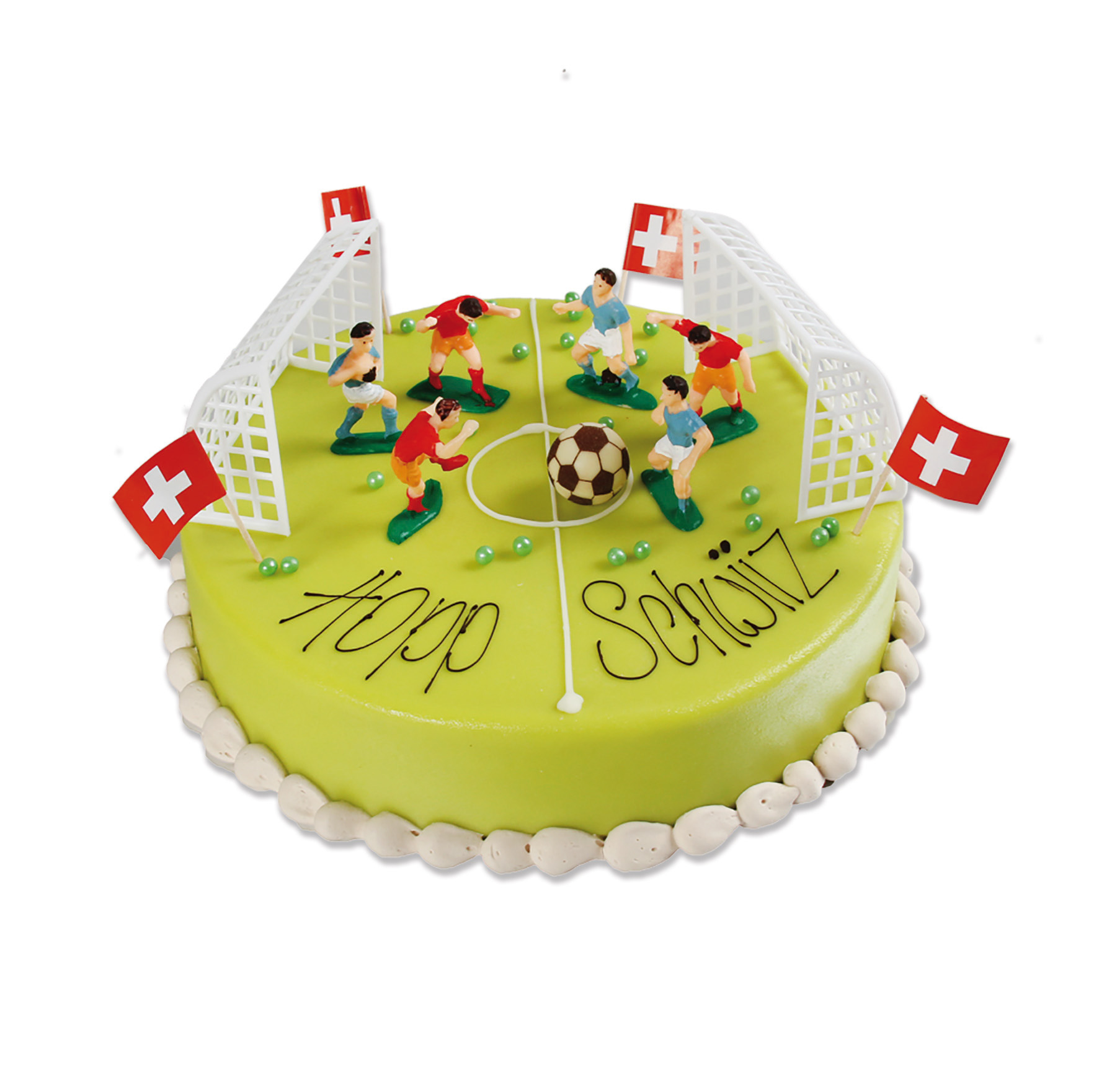Fussball-Torte rund
