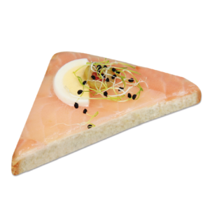 Canape Lachs dreieckig