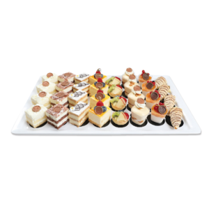 Mini Patisserie Premium Platte 28 Stk.